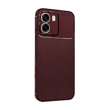 Newface Oppo Oppo A6t 5g Auto Focus Karbon Kapak - Bordo