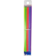 Mum Neon Renk 20 Cm Rengarenk Pk:6 +3