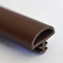 Yumuşak Pvc Kasa Fitili D Orta Tırnaklı Düz Kahve 100 Metre