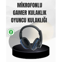 Mey İthalat Stereo Oyun Kulaklığı Güçlü Bas, Mikrofonlu Ve Konforlu Tasarım