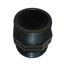 Technoplastic 2.5" x 2.5" Dişli Nipel – Erkek Erkek Bağlantı Parçası – Tarım, Bahçe Sulama, Su Tesisatı Uyumlu