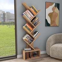 Reyo Home Enda Erine 8 Raflı Zikzak Kitaplık Atlantik Çam Reyo Home Enda Erine 8 Raflı Zikzak Kitaplık Atlantik Çam