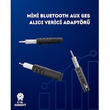 Kablolu Hoparlör Ve Kulaklıklar İçin Bluetooth Adaptör Mini Boy, Klipsli, Taşınabilir