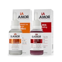 La Glamor Aha+ Bha Kırmızı Peeling Serum 30 ML + La Glamor Vitamin C Serum 30 ML