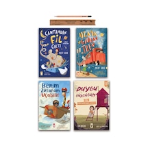 Timaş Çocuk Çantamdan Fil Çıktı - Uzaya Giden Tren - Benim Zürafam Uçabilir - Duygu Günlüğüm Set 4 Kitap