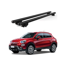 Kanca Fiat 500x 2014 Ve Sonrası Uyumlu Siyah Kilitli Ara Atkı 120cm Port Bagaj Tavan Barı