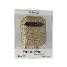 Apple Air Uyumlupods 2 2.nesil Spell Simli Kılıf - Gold