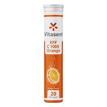Vitasent Portakal Aromalı C Takviye Edici Vitamin 20 Tablet