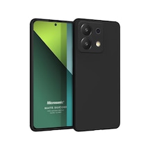 Matte Silicone Xiaomi Poco X6 5g İçin Kılıf Siyah Poco X6 5g İle Uyumlu Kılıf - Siyah Çok Renkli