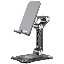 Cbtx Taşınabilir Katlanır Masaüstü Telefon Standı Ayarlanabilir Yükseklik Ve Açı Tablet Braketi - Siyah