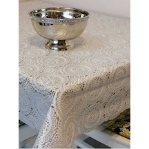 Pvc Muşamba Desenli Silinebilir Masa Örtüsü 11lace008 Renkli