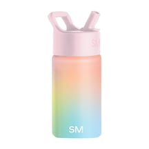 Simple Modern Kids Summit 0,4 L - Blue Dune Lightning Bolts Acı Kahverengi