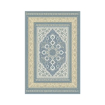 Kartela Halı Vina Halı Jüt Taban Dokuma Halı Mavi - 60 X 90 Cm