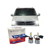 Vw Transporter T6 Led Xenon Uzun + Kısa Far Ampulü H4 Mono Yeni Seri Beyaz