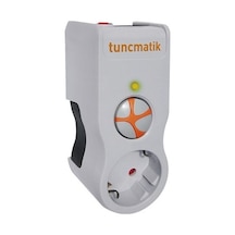Tunçmatik Beyaz Tekli Akım Korumalı Priz - Powersurge Enerji Koruma Modeli 0
