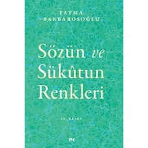 Sözün Ve Sükutun Renkleri - Qhdh-813477