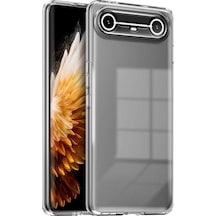 Tecno Pova Slim Uyumlu Silikon Kılıf - Darbe Emici Kamera Korumalı Esnek Kapak - Şeffaf Şeffaf