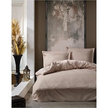 Tyc00337781170 Elegant Saten Nevresim Takımı Çift Kişilik Stripe Bej,200 X 220 Bej Diğer
