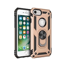 İphone 7 Kılıf Sofya Yüzüklü Silikon Kapak -