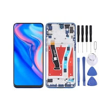 Huawei Uyumlu Y9 Prime 2019 Lcd Ekran Dokunmatik Full Çıtalı Mavi