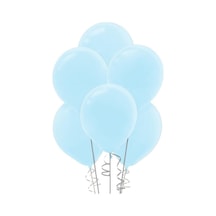 12 Inç Standart Boy Pastel Balon Açık Mavi 100 Adet A