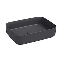 Isvea Infinity Tezgah Üzeri Lavabo 50CM Antrasit