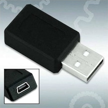 Usb Erkek To 5 Pin Mini Usb Dişi Çevirici 4563A Dönüştürücü Dönüş