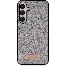 Onegif Samsung Galaxy Uyumlu  A05s Bright Simli Kapak - Gümüş