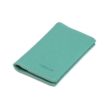 Tergan Turkuaz Unisex Deri Kredi Kartlık 00266N29