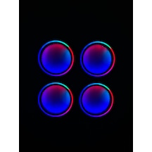 Çift Piksel Ledli Ses Ritim Ve 358 Animasyonlu Kumandalı 20'lik Midrange Kapak 2 Takım 4 Kapak