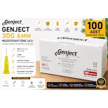 Genject Mezoterapi 30g/6mm İğne Ucu 100'lü