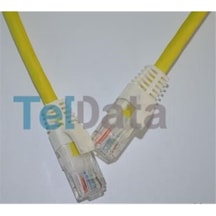 Teldata Tld-1000ys Cat6 10mt Sarı Utp Patch Kablo