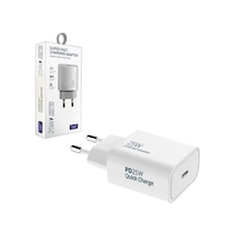 Samsung Galaxy M06 5g İle Uyumlu 25w Pd Type-c 3a Süper Turbo Hızlı Şarj Adaptörü Kablo Dahil Değildir