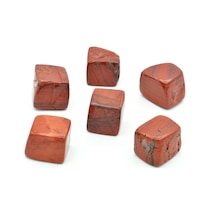 Hakiki Küp Kesim Doğal Kırmızı Jasper Taşı Kaya Parçası 1.Kalite