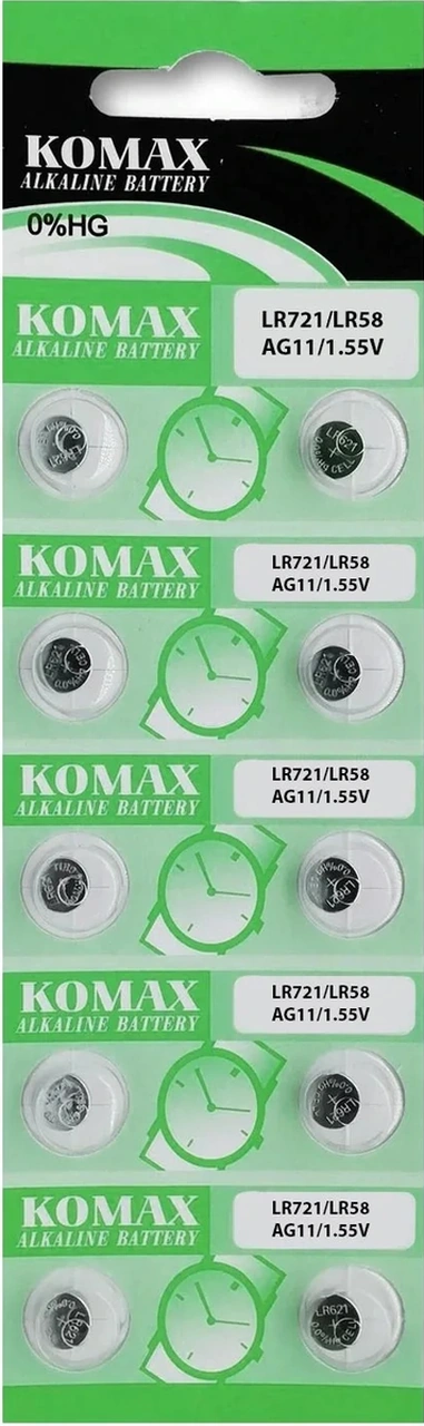 Tianqia Pil Düğme Ag11 Lr721 1.5v 10lu Paket