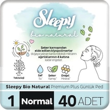 Sleepy Bio Natural Günlük Ped 40'lı 7 Al 6 Öde Ve Rosıe