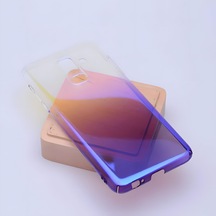 Galaxy Uyumlu A6 Plus 2018 Parlak Renk Geçişli Kılıf 001
