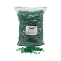Ekoset Kauçuk Paket Ambalaj Toka Para Lastiği 40Mm Yeşil 1Kg