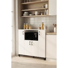 Mikrodalga Dolabı Beyaz 120 Cm