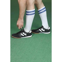 Jump Erkek Salon Futbolu Ayakkabısı Siyah-beyaz 18089