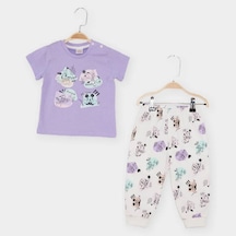 Çimpa Minnie Bebe Pijama Takımı 21789 Lila