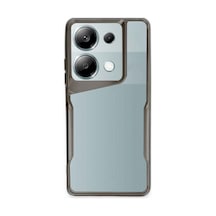 Xiaomi Redmi Note 13 Pro 4g Uyumlu Kılıf Boyi Silikon Kapak - Titan Gri