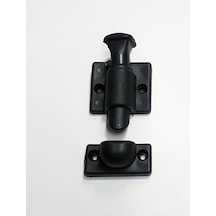 Cam Balkon Kilidi Emniyet Kilitli Cam Balkon Plastik Kilidi Siyah N11.460