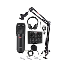Lastvoice BM800 Live Head Set Efektli Ses Kartı Mikrofon Kulaklık