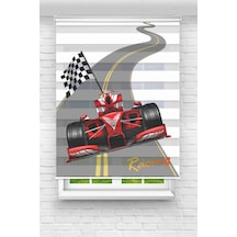 Perdecizade Enxboy Kırmızı Rally Dijital Baskılı Zebra Perde-cocuk Odası-stor Perde Renkli Perdecizade Enxboy Kırmızı Rally Dijital Baskılı Zebra Perde-cocuk Odası-stor Perde Renkli