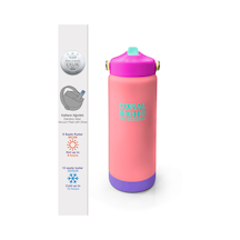 Coral High Renkli Katlanır Ağızlıklı Çelik Termos 650 Ml 38348 Çok Renkli