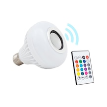 Bluetooth Müzik Çalar + Kumandalı Rgb Led Ampul Om-30 Belirtilmemis