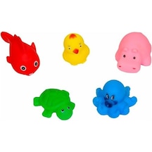 Sozzy Toys Neşeli Banyo Oyuncakları Sevimli Hayvanlar 5'Li