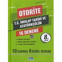 8.sınıf T.c. İnkılap Tarihi Deneme Otorite Lgs 16 Deneme 10 Sarmal 6 Genel Yeni Nesil
