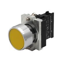 Siemens 3sb6160-0ab30-1ba0 - 22mm 1 No Yay Dönüşlü Butonlar Metal Sarı